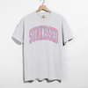 Sunkissed Graphic Tee – Summer Vintage College Font T-Shirt by Hey Jude Graphic Tees