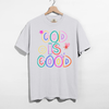 God Is Good Colorful Graphic Tee – Faith Based Christian Shirt by Hey Jude Graphic Tees