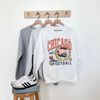 Chicago Football Vintage Inspired Graphic Sweatshirt – Bear Down Retro Crewneck by Hey Jude Graphic Tees