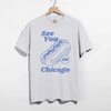 See You in Chicago Hot Dog Graphic Tee – Chicago Summer Shirt | Midwest City Pride T-Shirt by Hey Jude Graphic Tees