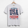 250 Years of USA Freedom 1776–2026 Graphic Tee – Patriotic America Shirt by Hey Jude Graphic Tees