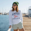 Newport Rhode Island Sweatshirt – Coastal Preppy Crewneck | East Coast Summer Outfit by Hey Jude Graphic Tees