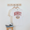 Midwest Graphic Tee | Vintage Collegiate Shirt by Hey Jude Graphic Tees