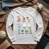 Flora Fauna Fiber Long Sleeve T-shirt by YarnMerch