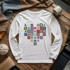 Granny Squares Heart Long Sleeve T-shirt by YarnMerch