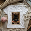 Knitting Because murder is wrong Lady V-neck by YarnMerch