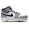 "White Cement" Jordan 1 Retro Cleats by Stadium Custom Kicks