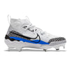 "Royal Blue Cement" Nike Alpha Huarache NXT Cleats by Stadium Custom Kicks