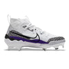 "Purple Cement" Nike Alpha Huarache NXT Cleats by Stadium Custom Kicks