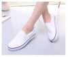 White Couple Canvas Women Espadrilles Shoes Womens Flats Women Running Breathable White Casual Slip On Flats Comfortable Walking Casual Simple Espadrilles by Stevvex