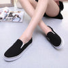 White Couple Canvas Women Espadrilles Shoes Womens Flats Women Running Breathable White Casual Slip On Flats Comfortable Walking Casual Simple Espadrilles by Stevvex