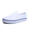 White Couple Canvas Women Espadrilles Shoes Womens Flats Women Running Breathable White Casual Slip On Flats Comfortable Walking Casual Simple Espadrilles by Stevvex