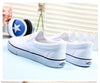 White Couple Canvas Women Espadrilles Shoes Womens Flats Women Running Breathable White Casual Slip On Flats Comfortable Walking Casual Simple Espadrilles by Stevvex