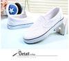 White Couple Canvas Women Espadrilles Shoes Womens Flats Women Running Breathable White Casual Slip On Flats Comfortable Walking Casual Simple Espadrilles by Stevvex