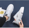 White Leather Sneakers For Men Breathable Casual Walking Sports Running Shoes Outdoor Travel Fitness Sneakers Comfortable Casual Shoes Outdoor Men Sneakers by Stevvex