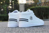 White Men Winter Plush Shoes Boys Comfort Sneakers Leather High Top Sneakers Trendy Style Casual Shoes Fashion Sneakers Breathable Comfort Walking Shoes For Mens by Stevvex