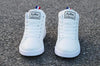 White Men Winter Plush Shoes Boys Comfort Sneakers Leather High Top Sneakers Trendy Style Casual Shoes Fashion Sneakers Breathable Comfort Walking Shoes For Mens by Stevvex