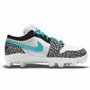 "White Mint" Jordan 1 Retro Cleats by Stadium Custom Kicks