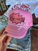 White Pearl Bow Trucker Hat Chain by Wild Junkie