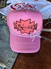 White Pearl Bow Trucker Hat Chain by Wild Junkie
