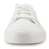 White Summer Womens Sneakers Trainers White Leather Canvas Shoes Tenis Classic Casual Cotton Slip On Canvas Comfortable Walking Flats Sneakers by Stevvex