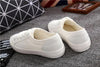 White Summer Womens Sneakers Trainers White Leather Canvas Shoes Tenis Classic Casual Cotton Slip On Canvas Comfortable Walking Flats Sneakers by Stevvex