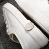 White Summer Womens Sneakers Trainers White Leather Canvas Shoes Tenis Classic Casual Cotton Slip On Canvas Comfortable Walking Flats Sneakers by Stevvex