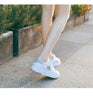 White Women Sneakers Platform Fashion Rhinestone Sneakers Lace Up Casual Shoes Breathable Comfortable Women's Casual Flats Elegant High Quality Sport Women Sneakers by Stevvex