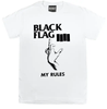 Black Flag My Rules [T-Shirt] by Rock Band Apparel