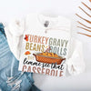 Turkey Gravy Beans & Rolls Sweatshirt – Funny Thanksgiving Casserole Crewneck by Adorb Custom Tees