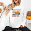 Turkey Gravy Beans & Rolls Sweatshirt – Funny Thanksgiving Casserole Crewneck by Adorb Custom Tees