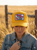 Wiener Rides Patch Trucker Hat by Wild Junkie