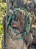 Wild Prairie Kingman Turquoise Beaded Necklace by Wild Junkie