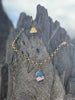 Wild Violet Mosaic Teardrop Necklace by Wild Junkie