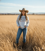 Wild West Cowboys Western Beer Logo Graphic Sweatshirt by Wild Junkie