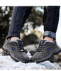 Winter Couple Outdoor Hiking Shoes Winter Warm Men's Shoe Lightweight Non-Slip Sneakers Low Top Walking Shoes For Outdoor Trailing Walking Climbing Running Shoes For Cold Weather by Stevvex