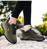 Winter Couple Outdoor Hiking Shoes Winter Warm Men's Shoe Lightweight Non-Slip Sneakers Low Top Walking Shoes For Outdoor Trailing Walking Climbing Running Shoes For Cold Weather by Stevvex