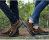 Winter Couple Warm Hiking Shoes Outdoor Sports Thick-Soled Wear-Resistant Non-Slip Low Cut Hiking Shoes Wide Breathable Slip Resistant Hiking Mountain Biking Outdoor Shoes by Stevvex