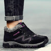 Winter Elegant Unisex Boots With Fur Warm Leather Snow Boots Winter Work Casual Shoes High Top Rubber Ankle Boots Leather Platform Fashion Luxury Boots Non-Slip Hiking Boots by Stevvex