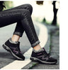Winter Elegant Unisex Boots With Fur Warm Leather Snow Boots Winter Work Casual Shoes High Top Rubber Ankle Boots Leather Platform Fashion Luxury Boots Non-Slip Hiking Boots by Stevvex