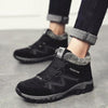 Winter Elegant Unisex Boots With Fur Warm Leather Snow Boots Winter Work Casual Shoes High Top Rubber Ankle Boots Leather Platform Fashion Luxury Boots Non-Slip Hiking Boots by Stevvex