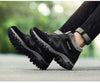 Winter Elegant Unisex Boots With Fur Warm Leather Snow Boots Winter Work Casual Shoes High Top Rubber Ankle Boots Leather Platform Fashion Luxury Boots Non-Slip Hiking Boots by Stevvex