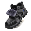 Winter Leather Mens Boots Fur Super Warm Snow Boots Men Winter Work Casual Shoes High Top Rubber Boots Winter Warm Outdoor Walking Lace Up Anti-Slip Breathable Ankle Booties by Stevvex