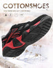 Winter Leather Sneakers Keep Warm Waterproof Mans Sneakers Work Casual Shoes Mens Autumn Anti-slip Leather Lace Up Lightweight Soft Modern Comfortable Classic Walking Sneakers by Stevvex