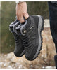 Winter Men's Boots Warm Snow Boots High Quality Leather Waterproof Outdoor Men Hiking Boots Waterproof Non-Slip Trail Fur Lined Ankle Boots Leather Winter Shoes by Stevvex