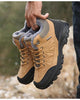 Winter Men's Boots Warm Snow Boots High Quality Leather Waterproof Outdoor Men Hiking Boots Waterproof Non-Slip Trail Fur Lined Ankle Boots Leather Winter Shoes by Stevvex