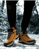 Winter Mens Boots Plush Warm Snow Boots Waterproof Outdoor Short Boots Leather Ankle Hiking Boots Mens Waterproof Outdoor Snow Boots Winter Cold Weather Shoes by Stevvex