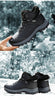 Winter Mens Boots Plush Warm Snow Boots Waterproof Outdoor Short Boots Leather Ankle Hiking Boots Mens Waterproof Outdoor Snow Boots Winter Cold Weather Shoes by Stevvex
