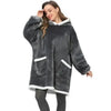 Winter Oversized Wearable Blanket Women Hoodies Sweatshirt TV Blanket With Sleeves Pullover Warm Soft Unisex Hoody Comfortable Sweatshirts For Autumn by Stevvex