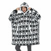 Winter Oversized Wearable Blanket Women Hoodies Sweatshirt TV Blanket With Sleeves Pullover Warm Soft Unisex Hoody Comfortable Sweatshirts For Autumn by Stevvex